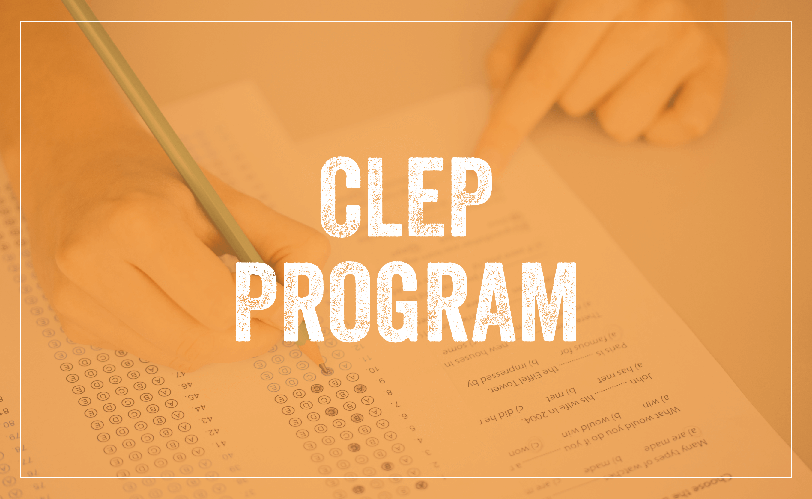 CLEP Program Banner