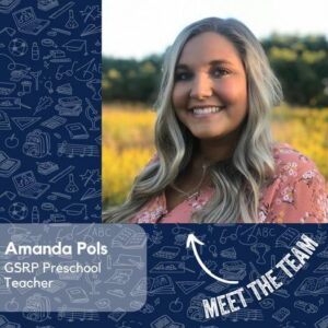 Photo of Amanda Pols, GSRP Preschool Teacher at West Michigan Academy of Environmental Science