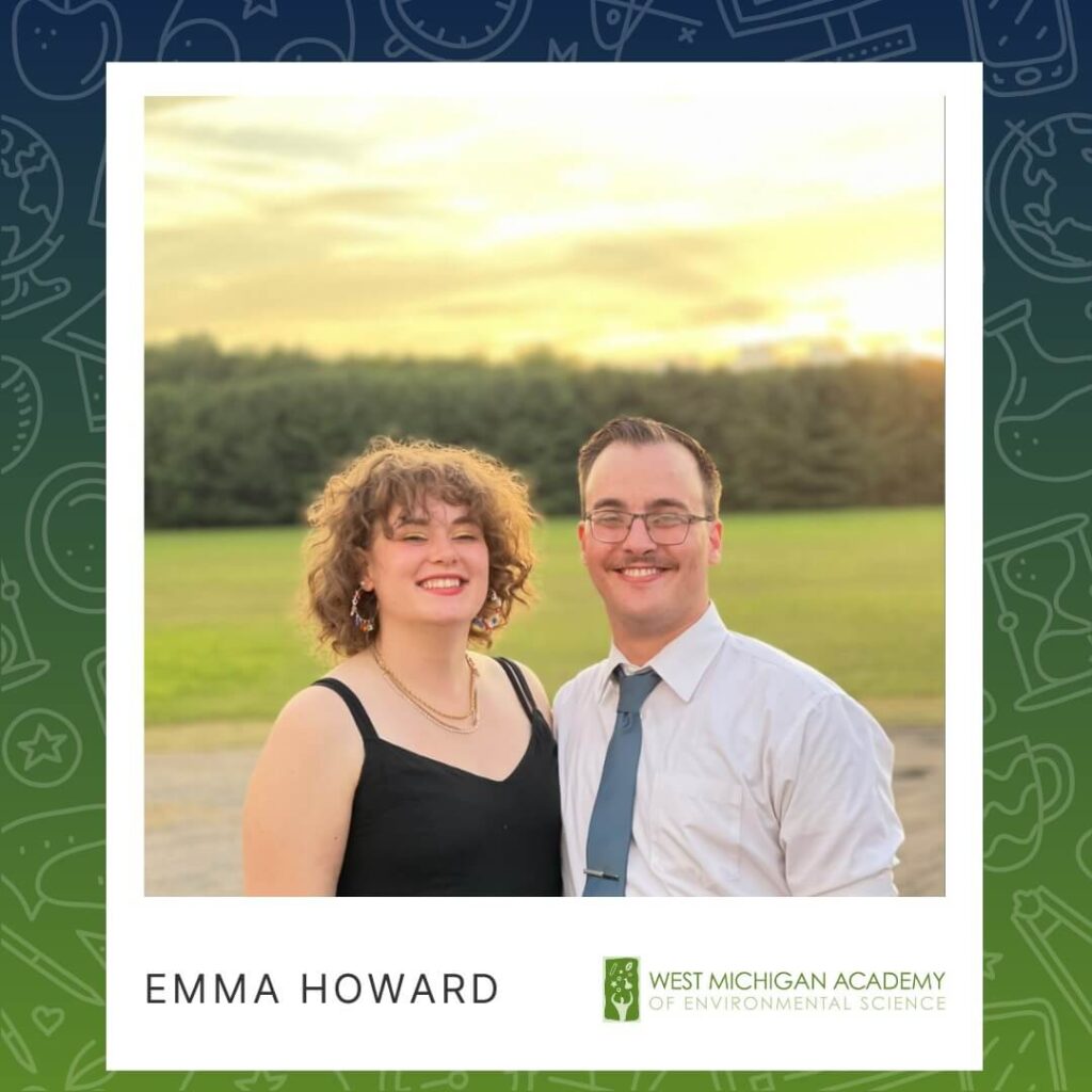Photo of Emma Howard. 3rd grade teacher at West Michigan Academy of Environmental Science