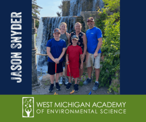 Photo of Jason Snyder, Middle and High School Physical Education Teacher at West Michigan Academy of Environmental Science